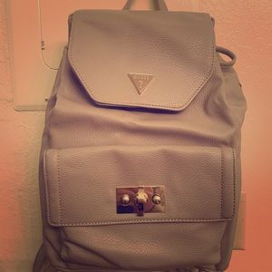 Gray Guess Backpack